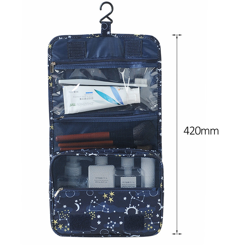 Direct Supplier Bulk Colorful Printing Oxford Toiletry Bag Hanging