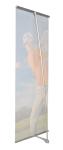 L Shape Roll Out Banner Stands , Easy Carry Stand Up Advertising Banners