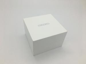 Wholesale Gift Packaging Fancy Jewelry Box Hot Stamping Logo With Black Velvet Pillow from china suppliers