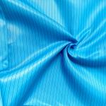 Carbon ESD Anti Static Polyester Fabric For Cleanroom Hospital Dress