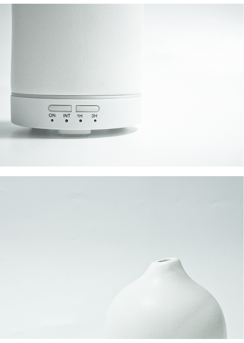 PP Ceramic Essential Oil Ultrasonic Aroma Humidifier Capacity 51-100ml