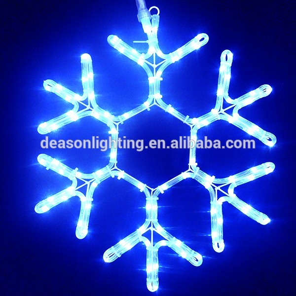 Tree christmas decoration light LED white snowflake light for outdoor christmas decoration