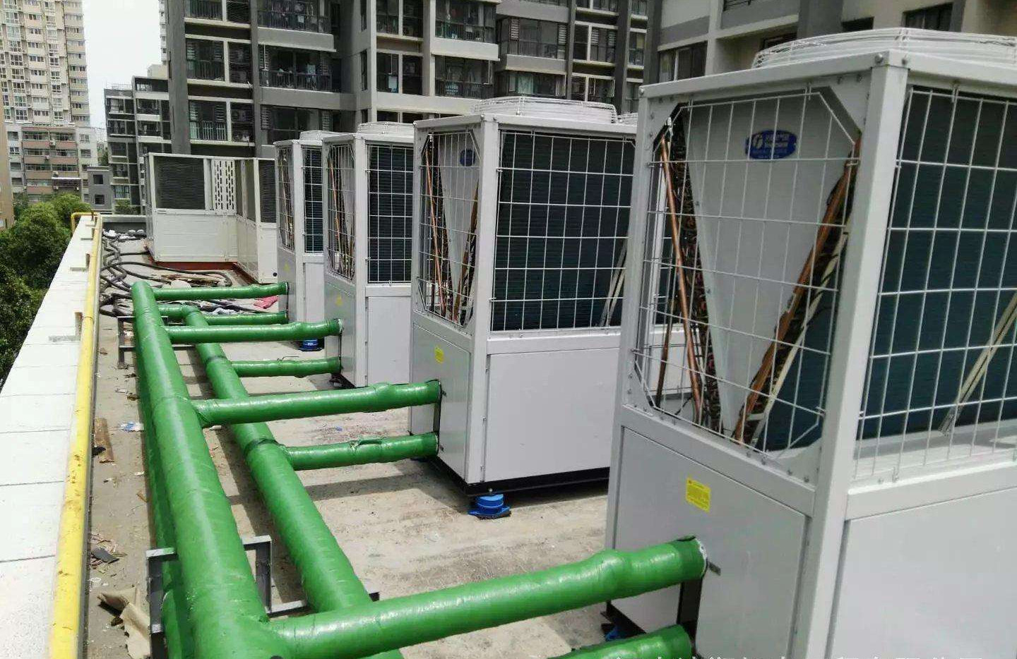 35 - 100 KW Capacity Commercial Air Source Heat Pump , Large Heat Pump