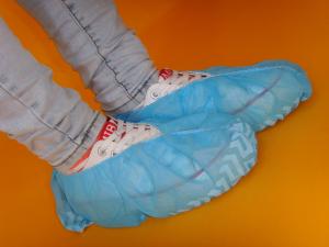 Wholesale anti skid Disposable Shoe Covers disposable construction booties custom size from china suppliers