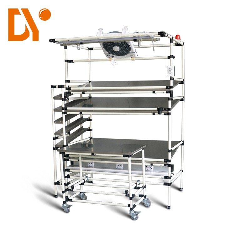 201 Stainless Steel Lean Tube Industrial Equipment Materials For ESD Workbench