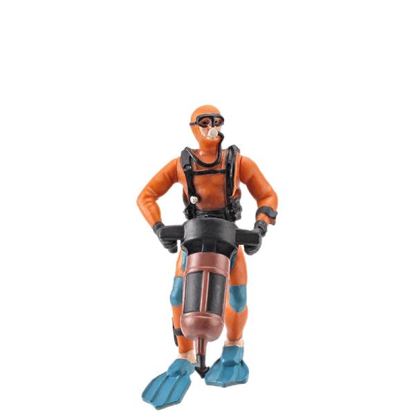 Model Toy People At Work Diver Figure Pretend Professionals Figurines Career