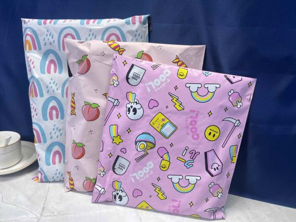 100pcs/Pack PE Shipping Bags Waterproof Tear Resistant Self Sealing Lightweight