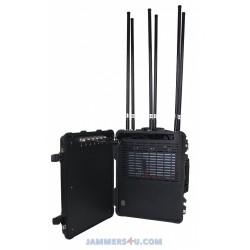 Wholesale CT-3088B 205W Portable built-in battery Mobile Phone 8 Bands Pelican Jammer up to 150m from china suppliers
