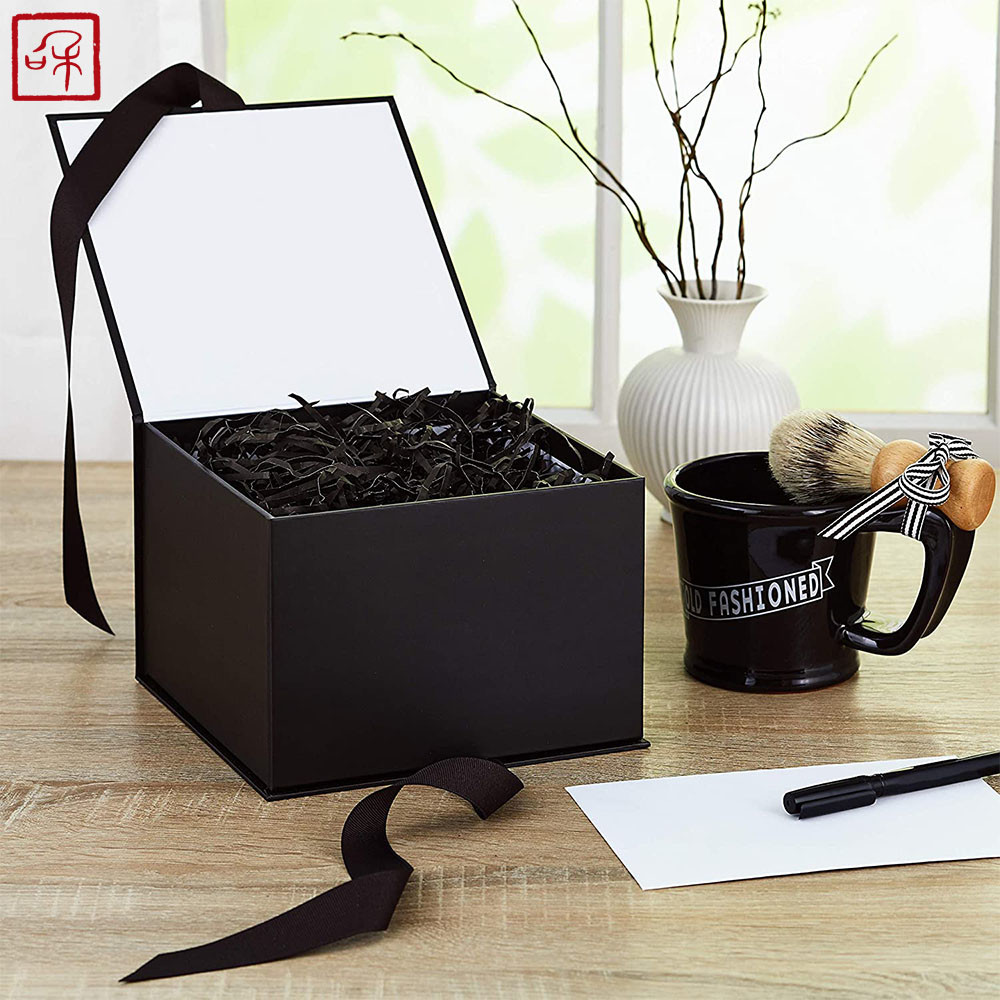 Big Pack Parcel 3mm Iridescent Black Shredded Paper For Box Filling