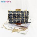 Composite Bag Minibook Fashion Women Evening Clutch Bag Lady Party Wedding Chain