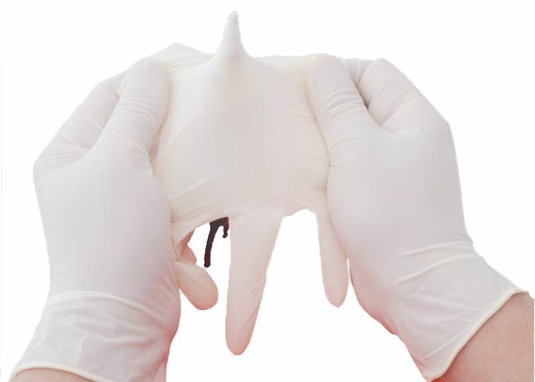 sterile disposable gloves material latex nitrile powder free safety gloves color blue white customized standard size SML