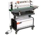 Nitrogen Gas Flushing Vacuum Continuous Band Sealer Plastic Bag Heat Sealing