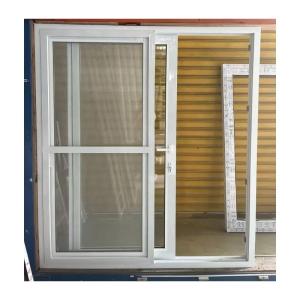 Wholesale White PVC UPVC Patio Sliding Door Exterior With Mosquito Net from china suppliers