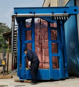 Wholesale G 1T 2T 5T Metal Melting Induction Furnace Foundry Casting Electric Industrial Furnace from china suppliers
