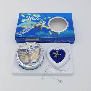 Wholesale DIY Fashion Wish Pearl Necklace Ananda Gift Box Sets with Turtle Cage Pendant for Holiday Gift from china suppliers