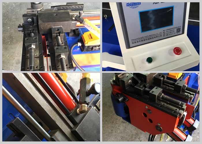 Multi Function Muffler Pipe Bending Machine , PLC Control Muffler Pipe Bender