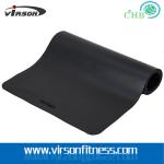 Ningbo Virson hot sale anti slip PU leather top natural rubber Yoga mat.