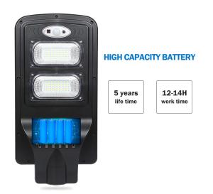 Wholesale 1300Lm 64WH Outdoor Led Solar Street Light , RoHS Solar Battery Street Light from china suppliers