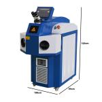 120J YAG Jewelry Laser Welding Machine 200W Built - In Chiller Type