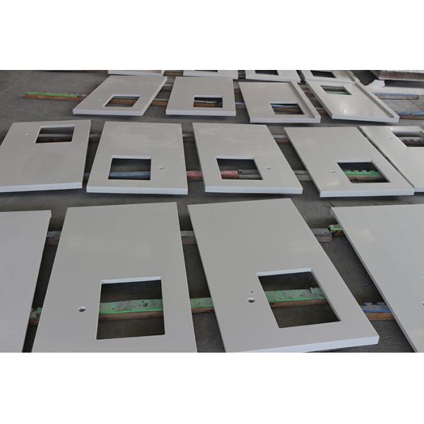 Sparkle Galaxy Engineered Stone Countertops , Polished Granite Kitchen Countertops