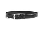 35mm Mens Embossed Leather Belt