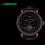 Business Automatic Mechanical Watch High Hardness Glass Abrasion Resistance