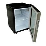 21L top single glass door beverage hotel mini fridge SC21