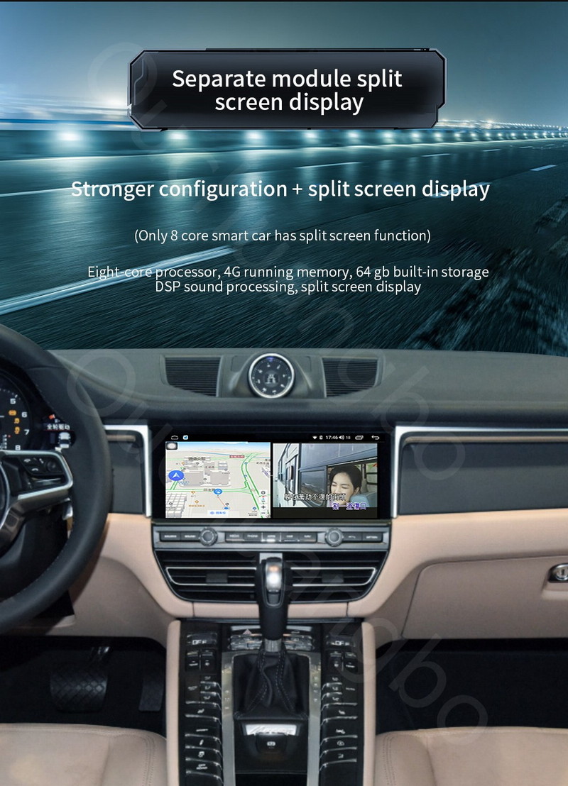 Ouchuangbo upgrade Audi A8 2012-2018 original radio gps car screen to android 9.0 decode box 4GB wifi