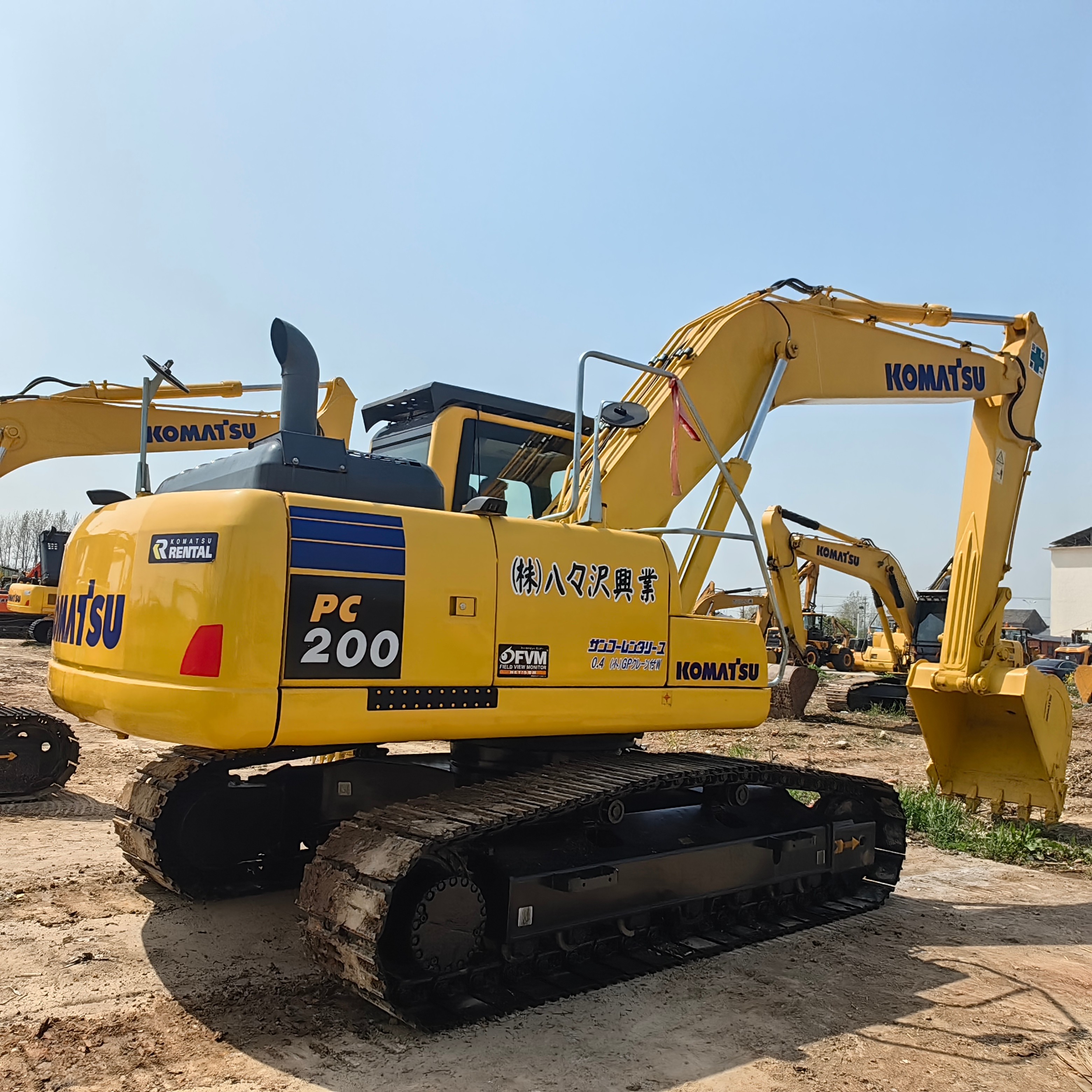 20Ton Used Komatsu PC200 Excavator Municipal Engineering Heavy Equipment Digger