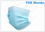 Disposable Protective Face Mask 3 Ply Medical Mask Non Woven Melt Blown Cloth