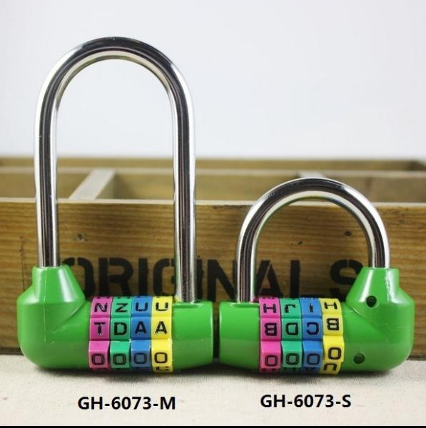 4 Digital Long Bar English Letter Combination lock Long anti-theft Combination