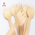 Oem Restaurant Disposable Natural Compostable Wooden Cutlery Knife Fork Spoon