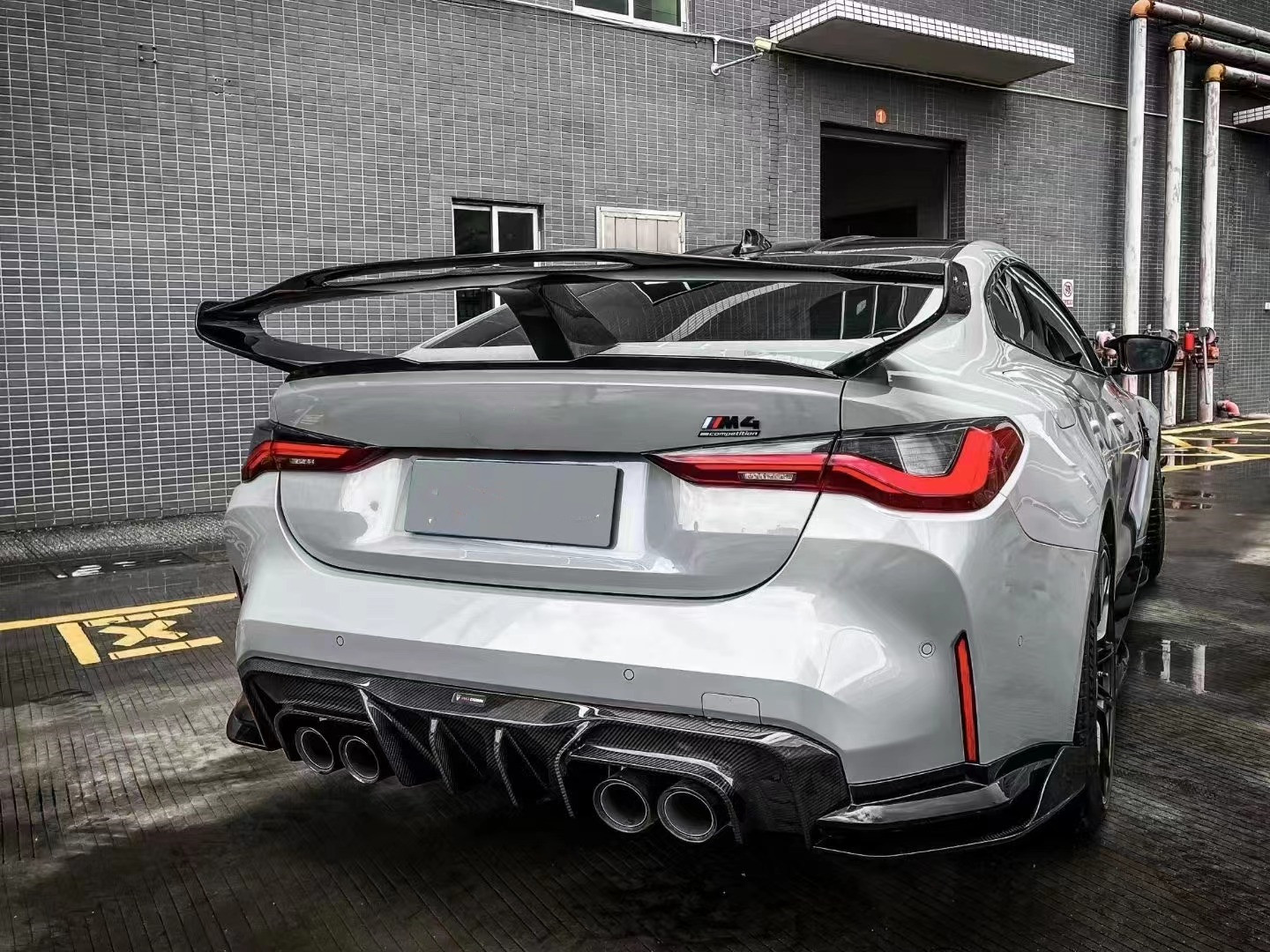 For BMW 4 Series G80 G82 M3 M4 Carbon Fiber Spoiler G80 G82 M3 M4 Upgraded GTR Style Spoiler Wing