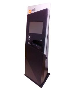 Wholesale Cinema ticketing Multimedia Kiosks standalone with barcode scanner / printer from china suppliers