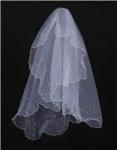 Milk white bridal veil spot manufacturer sells a new style of hair, bridal veil,