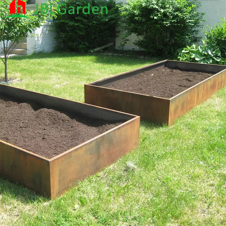 Wear Resistance 1.6mm Corten Steel Lawn Edging Rusted Metal Landscape Edging