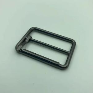 Wholesale Black W33mm Needlepoint Belt Buckle Customized Logo Bag Accessory from china suppliers
