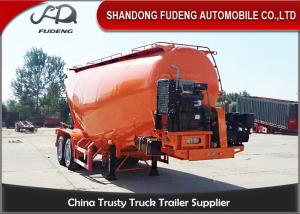 Wholesale Payload 25 - 35 cbm Steel Cement Tanker Truck Mechanical / Air Suspension double axles from china suppliers