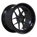 Staggered Black Face Lip 2 PC Forged Wheels 19inch For Toyota Supra Luxury Car