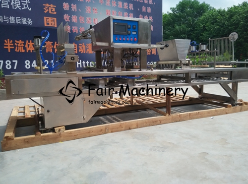 8KW SS316 Cup Filling Sealing Machine 6 Cups For Granule 5400B/H