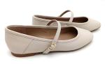 Fashionable Pink Flat Ballerina Shoes With Round Toe Shape OEM ODM
