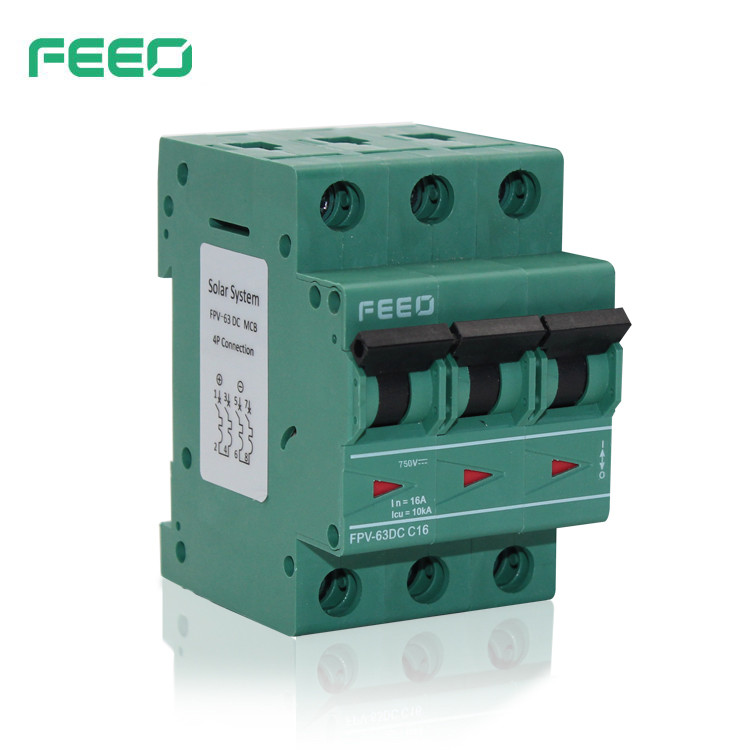 Dc Mcb Mini Circuit Breaker Pv 1p 250A Overcurrent Protection For Solar