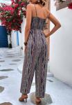 Oem Apparel Manufacturers Women'S Sleeveless Halter Tied Backless Belted Wide