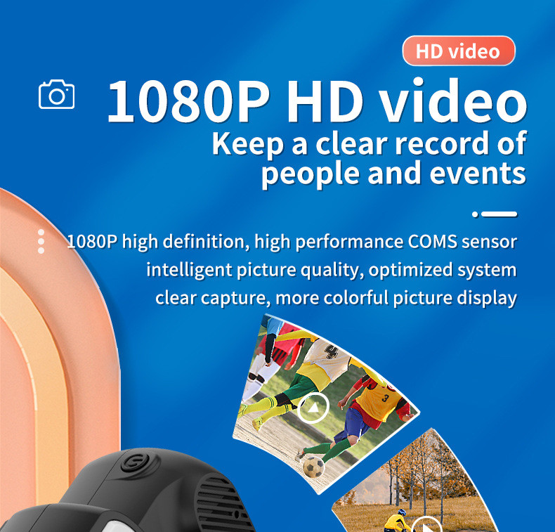 Y3000 Mini Digital Camera Loop Recording Portable HD 1080P Camera With 0.96 Inch Screen 8 Filter Effects For Kids Digital Camera