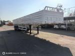 Sidewall Open 3axle Semi Trailer for Bulk Cargo Transport and 50/60ton Capacity