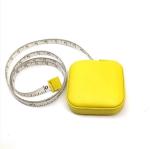 Wholesale Sewing Tape Leather Custom Square Mini PU Leather Tape Measure