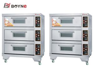 Wholesale Electric Commercial Bakery Deck Oven Three Deck Capacity Stainless Steel Oven from china suppliers