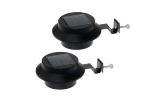 Wholesale Solar Outdoor Black Solar Powered Outdoor Garden LED Roof Gutter Light from china suppliers