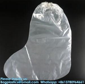 Wholesale Manufacturers Wholesale Selling Disposable PE Anti - Slip Rain Plastic Waterproof Boot Cover from china suppliers