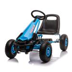 Kids 5-7 Years Red Four-Wheel Pedal Go-Kart Toy with Inflation Wheel Clutch and